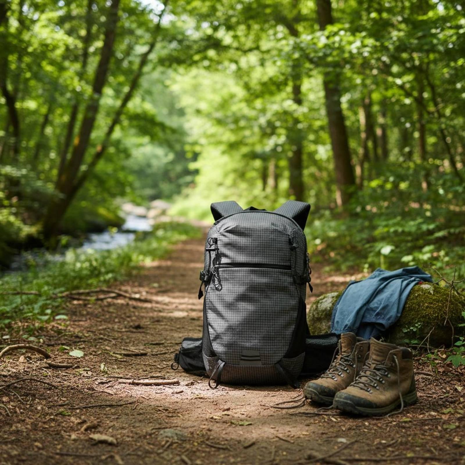 Hiking Backpack Waterproof - Plecak turystyczny z paskami kompresyjnymi, wodoodporny