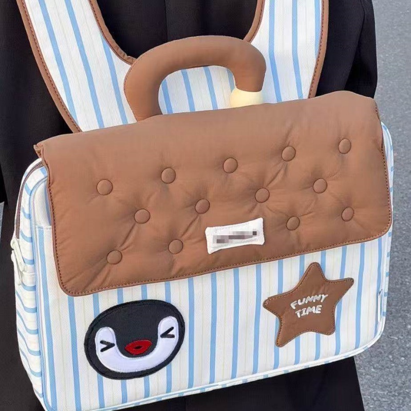 Laptop Backpack 15.6 - Plecak Pingu Penguin Niche-Design Ins Dziewczęcy