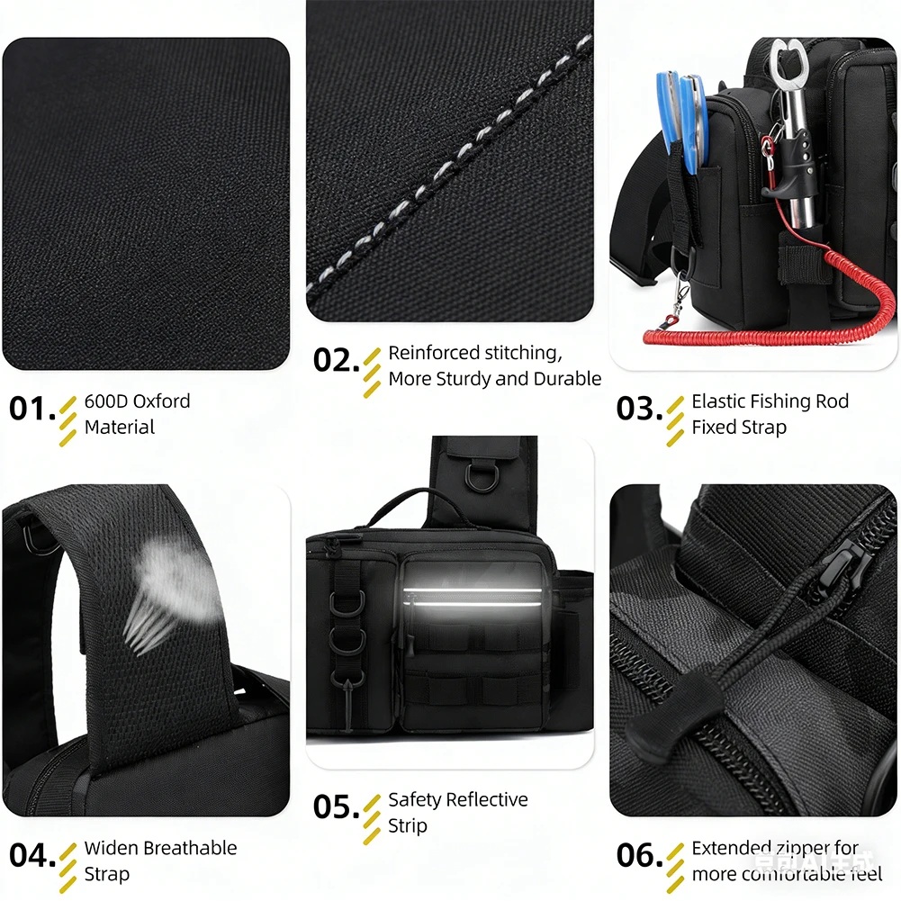Plecak wędkarski z uchwytem na – Hiking Backpack Waterproof recenzja i cena