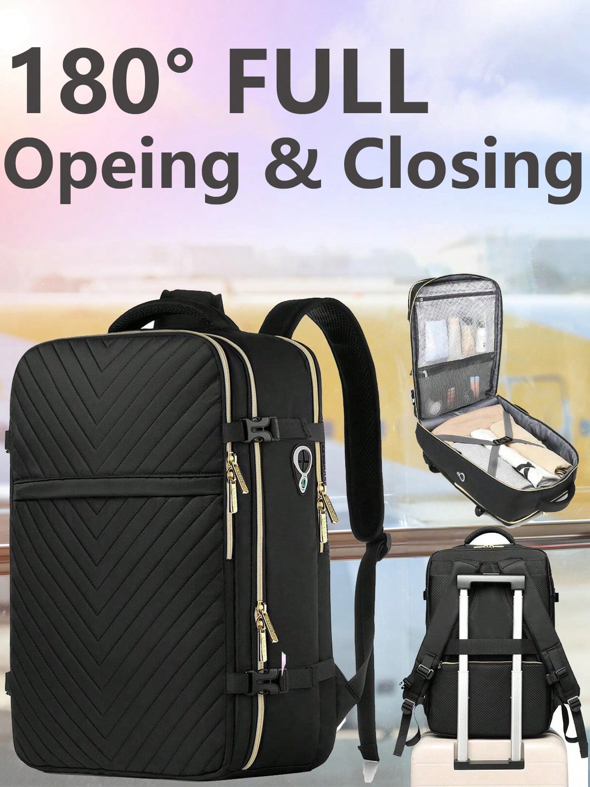 Duży plecak podróżny do noszen – Travel Backpack Anti Theft recenzja i cena