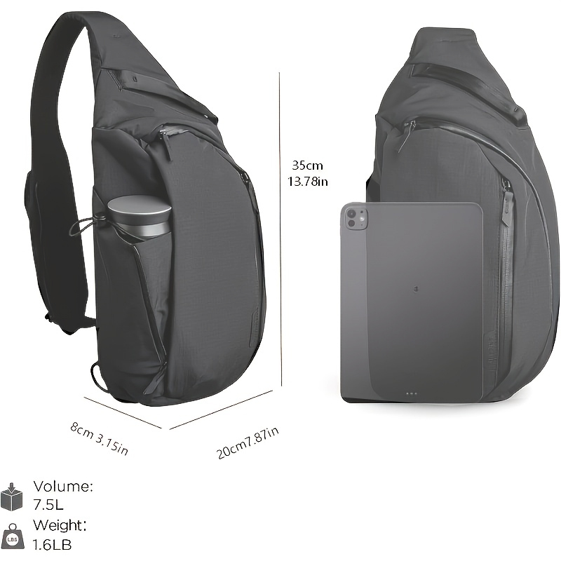 Torba na prawe ramię 7,5L - To – Sling Backpack Shoulder recenzja i cena