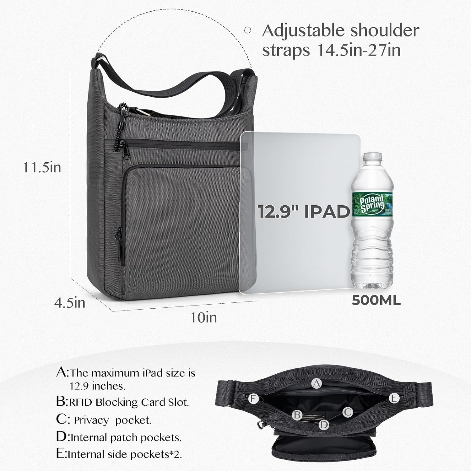 Plecak na ramię z zabezpieczen – Travel Backpack Anti Theft recenzja i cena