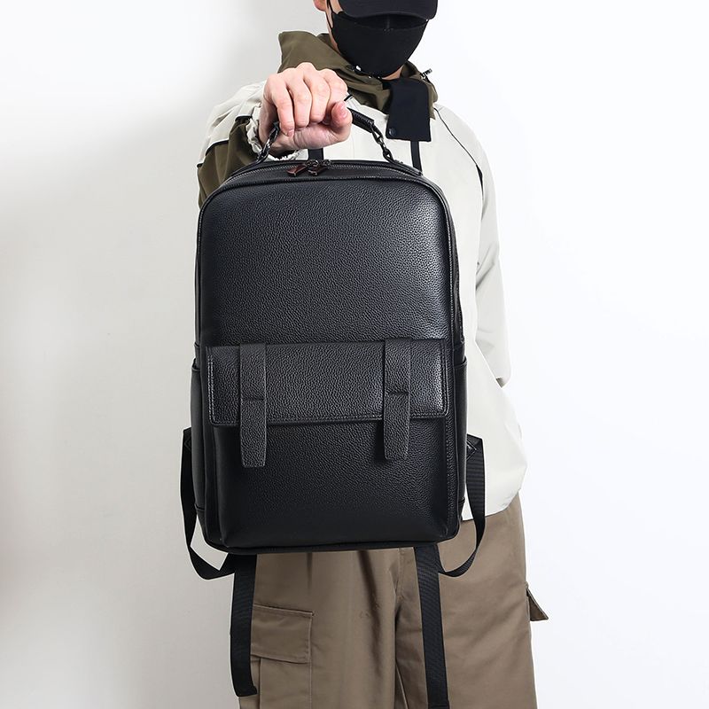 Luksusowy męski plecak skórzan – Laptop Backpack 15.6 recenzja i cena